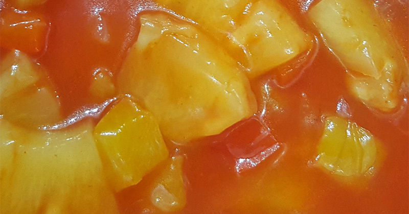 Zoetzure saus met ananas | Gewoon een foodblog!