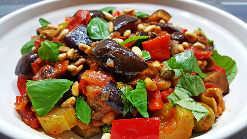 Caponata met aubergine | Gewoon een foodblog!