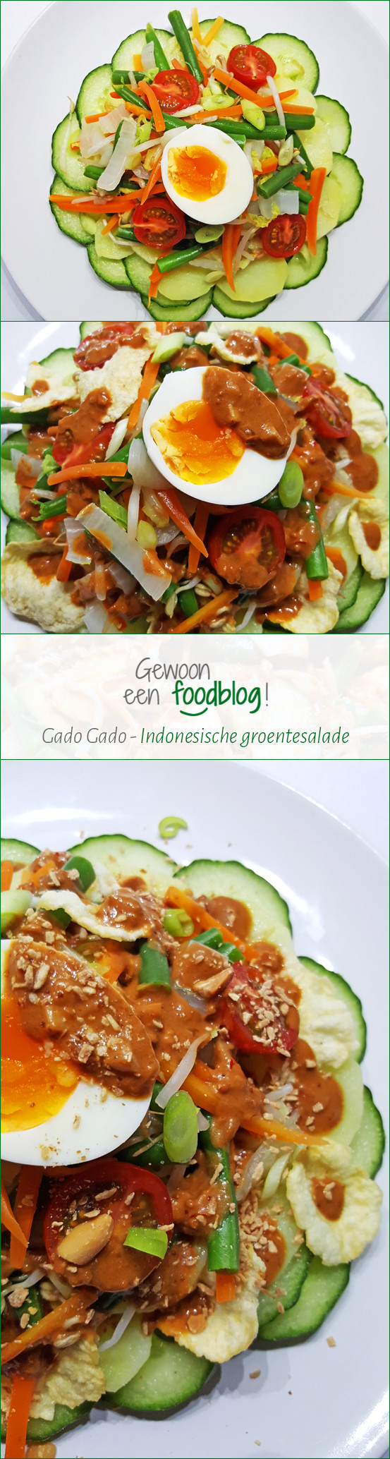Gado Gado | Indonesische groentesalade met pindasaus