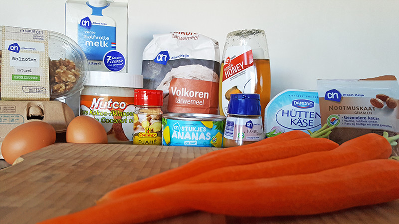 Gezondere worteltaart ingrediënten | Gewoon Een Foodblog!