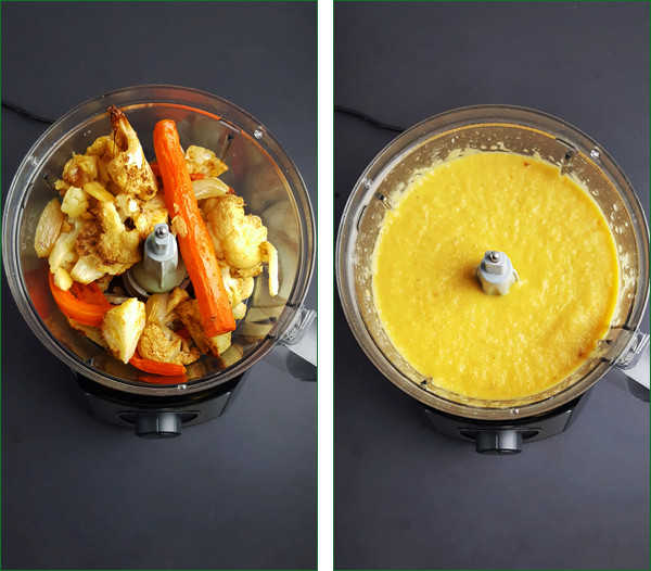 Soep van geroosterde bloemkool en knoflook maken | Gewoon een foodblog!