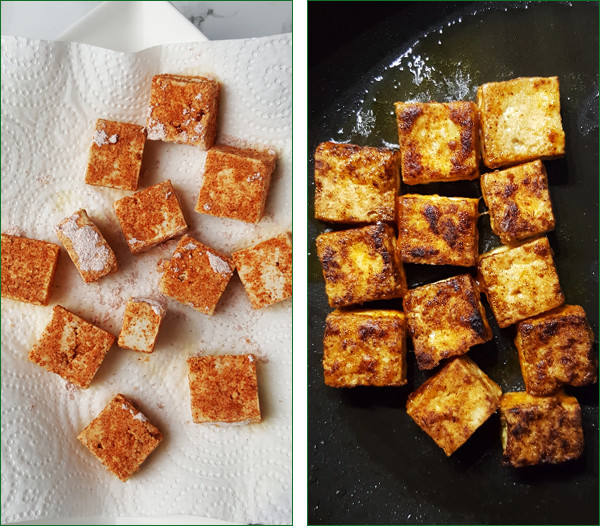 Pittige tofu met sesamzaadjes, gember en groenten maken | Gewooneenfoodblog.nl