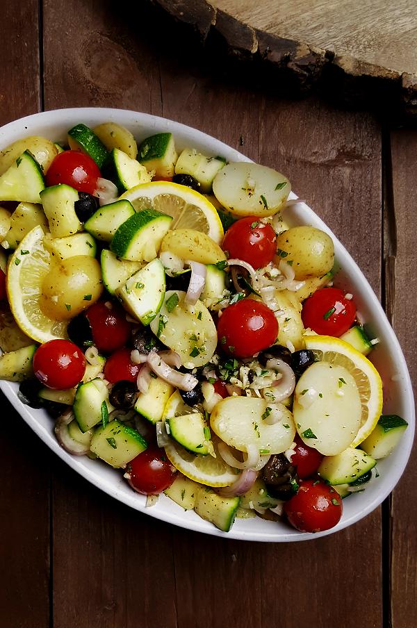 Ovenschotel met courgette, krieltjes en tomaatjes | Gewoon een foodblog!