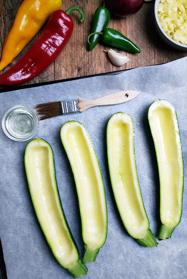 Mexicaanse gevulde courgette maken | Gewooneenfoodblog.nl