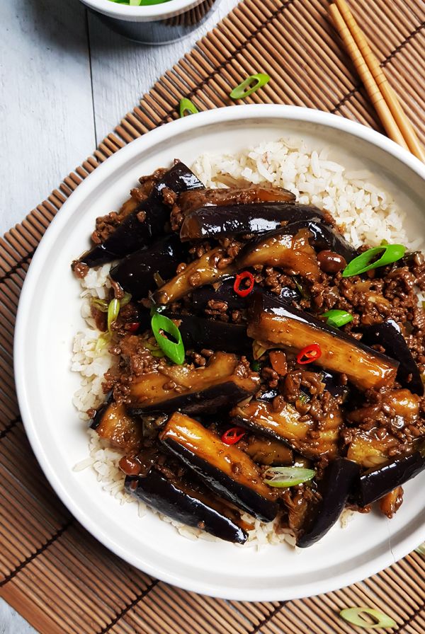 Szechuan aubergine met gehakt recept | Gewooneenfoodblog.nl