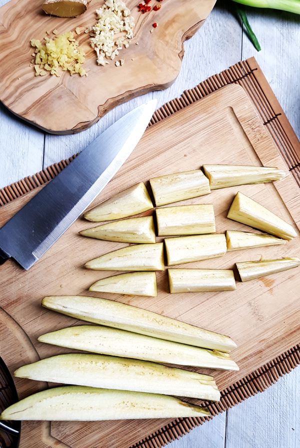 Gesneden aubergines | Gewooneenfoodblog.nl