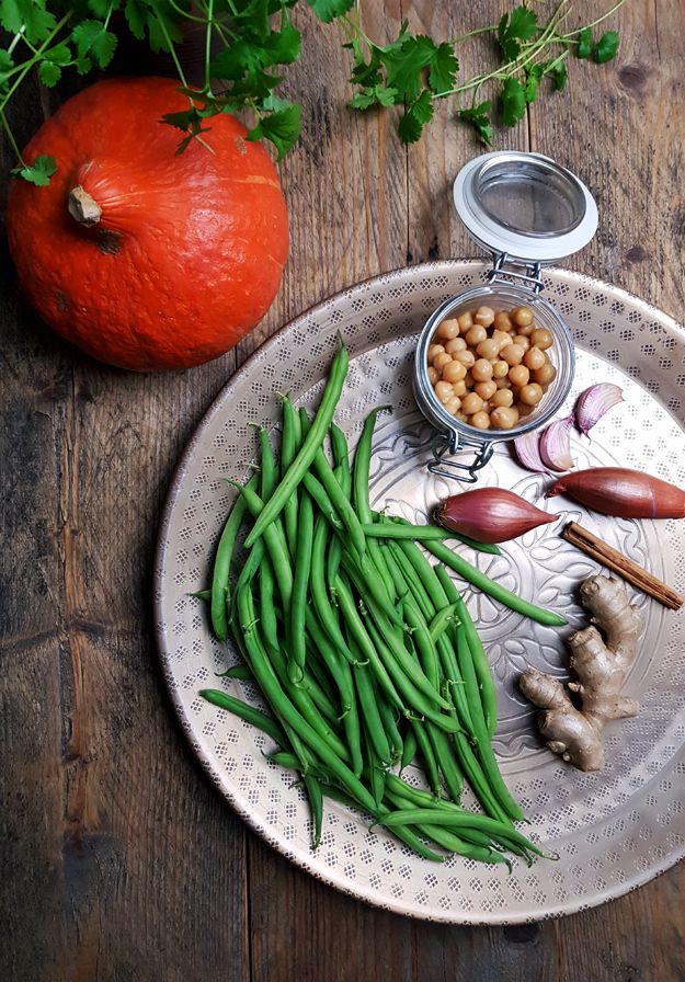 Ingrediënten Indiase curry met pompoen - Gewooneenfoodblog.nl