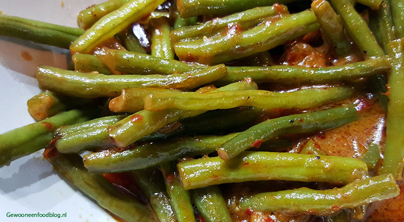 Indonesische Sajoer boontjes (Sayur buncis)