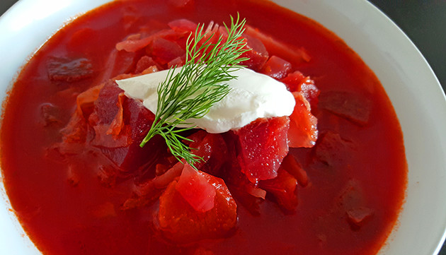 Borscht recept (Rode bietensoep)