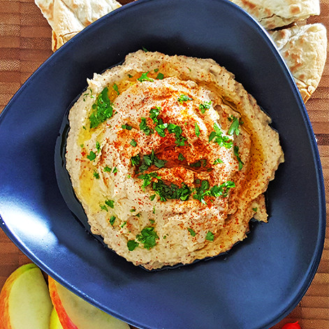 Geroosterde bloemkool hummus