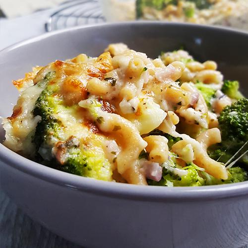 Mac ’n Cheese met broccoli en Griekse yoghurt